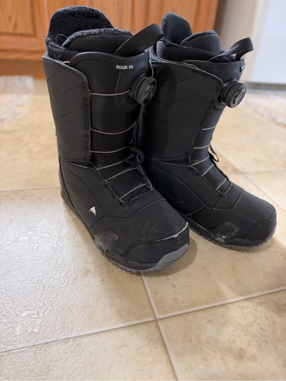 Burton step on boots